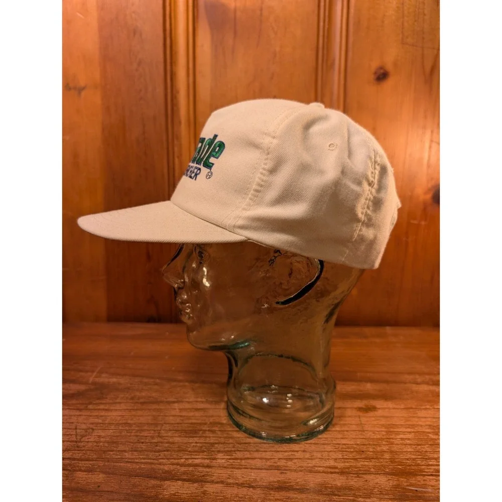 Vintage Finlinson 90s Streetwear Gatorade Hat Cap Mens Snapback USA White #1103